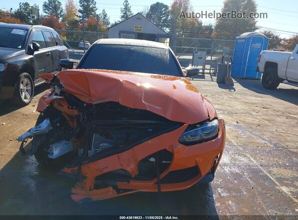 WBS43AY05RFT14359 2024 BMW M3 Orange ხელსაწყოთა პანელის ხედი