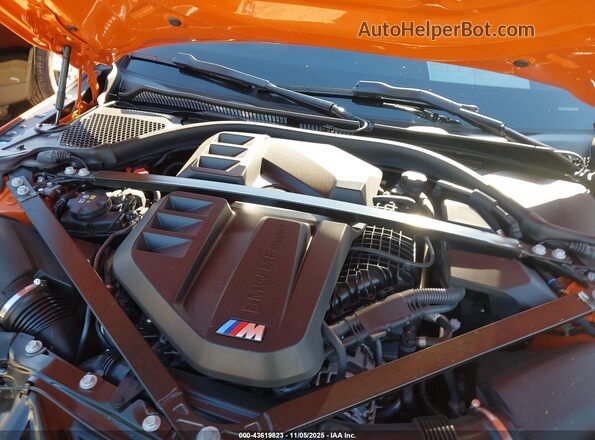WBS43AY05RFT14359 2024 BMW M3 Orange უკანა ხედი