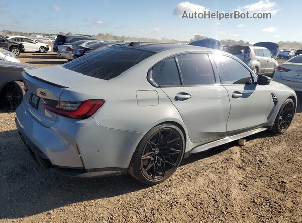 WBS43AY07PFN33546 2023 BMW M3 Серый Задняя правая четверть