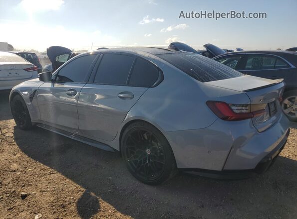 WBS43AY07PFN33546 2023 BMW M3 Серый Задняя левая четверть