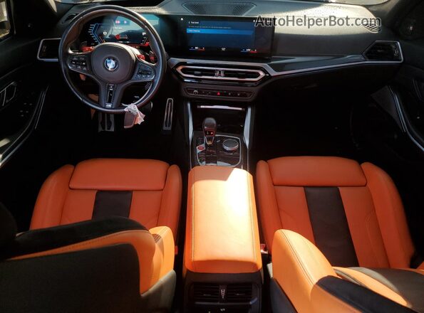 WBS43AY07PFN33546 2023 BMW M3 Серый Вид панели приборов