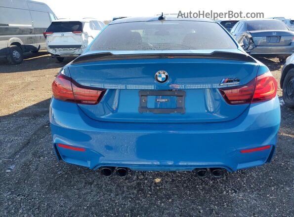 WBS4Y9C02LFJ30253 2020 BMW M4 Blue Հետևի տեսք