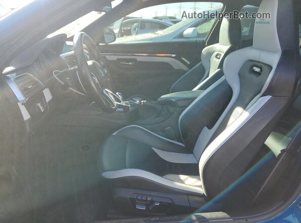 WBS4Y9C02LFJ30253 2020 BMW M4 Blue Սալոնի դիմացի տեսք