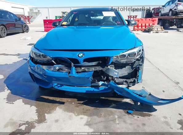 WBS4Y9C08LFJ09312 2020 BMW M4 Turquoise Դիմացի տեսք