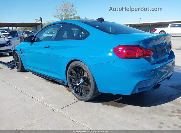 WBS4Y9C08LFJ09312 2020 BMW M4 Turquoise Հետևի ձախ