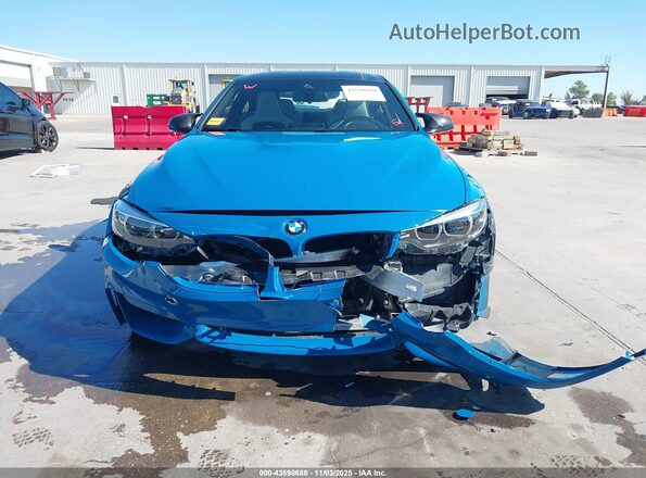 WBS4Y9C08LFJ09312 2020 BMW M4 Turquoise Սալոնի հետևի տեսք