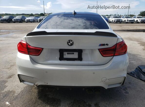 WBS4Y9C52JAC87631 2018 BMW M4 White Вид ззаду