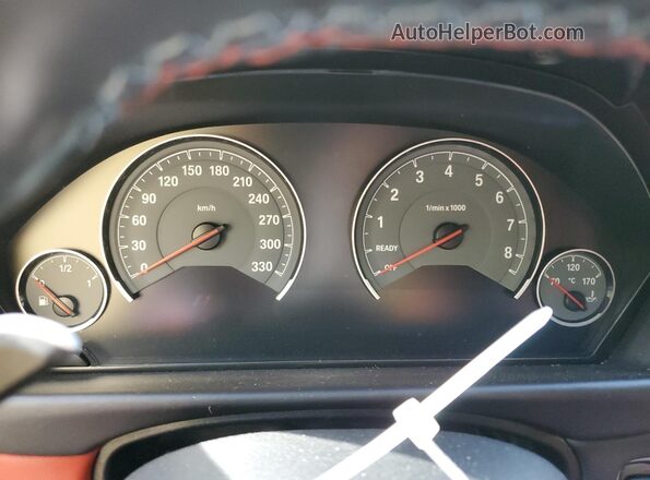 WBS4Y9C54JAC86643 2018 BMW M4 Black ხელსაწყოთა პანელის ხედი