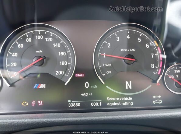 WBS4Z9C04L5R41152 2020 BMW M4 Белый Вид задних сидений