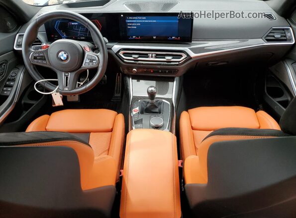 WBS53AY04PFN87326 2023 BMW M3 Gray Вид панелі приладів