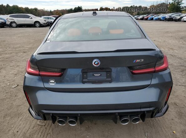 WBS53AY04PFN87326 2023 BMW M3 Gray Вид ззаду