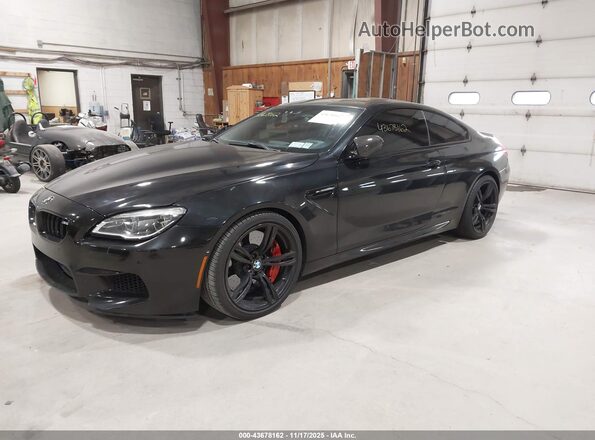 WBS6J9C52GD934420 2016 BMW M6 Black Передня ліва чверть
