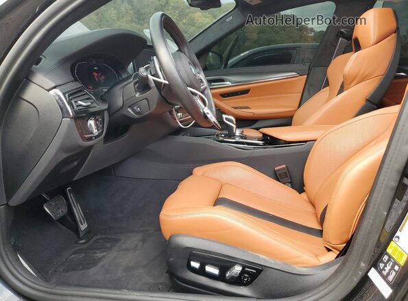 WBS83CH00PCL23031 2023 BMW M5 Black Widok wnętrza z przodu