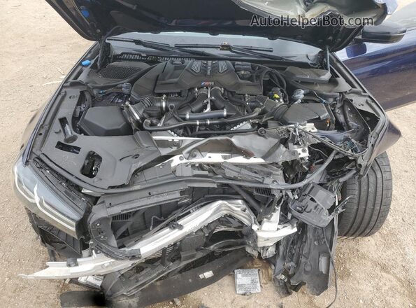 WBS83CH05PCM92901 2023 BMW M5 Синий Вид задней части салона