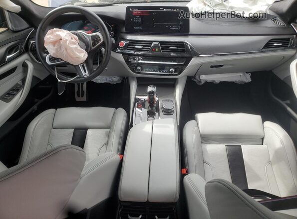 WBS83CH05PCM92901 2023 BMW M5 Синий Вид панели приборов