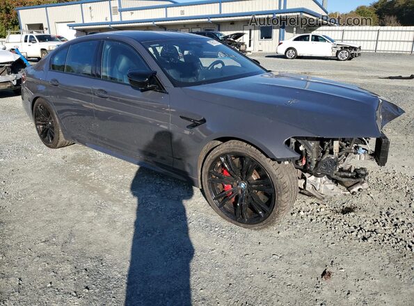 WBS83CH08MCG82044 2021 BMW M5 Blue Przód prawy