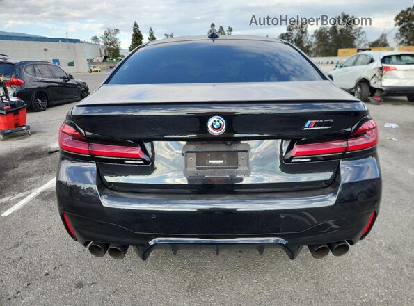 WBS83CH08PCL28431 2023 BMW M5 Black Հետևի տեսք