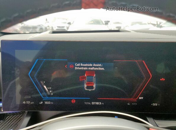 WBS83GV08SCV84024 2025 BMW M5 White Вид щитка приладів