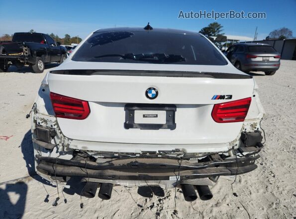 WBS8M9C53J5K99774 2018 BMW M3 White უკანა ხედი