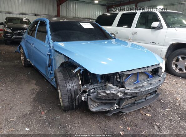 WBS8M9C57GP966780 2016 BMW M3 Blue Widok z przodu