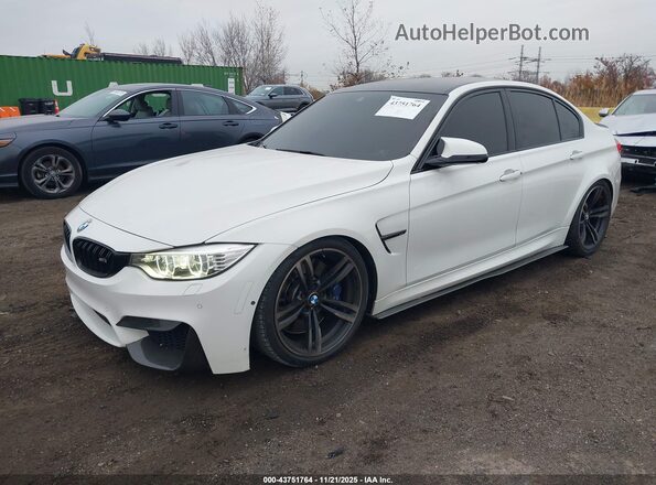 WBS8M9C5XG5E68359 2016 BMW M3 White Передня ліва чверть