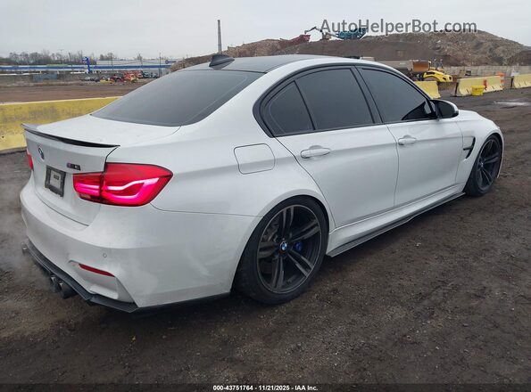 WBS8M9C5XG5E68359 2016 BMW M3 White Задня права чверть