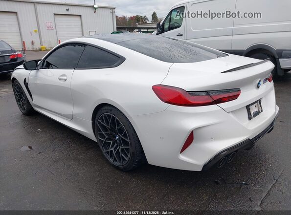 WBSAE0C08LCD64716 2020 BMW M8 Белый Задняя левая четверть