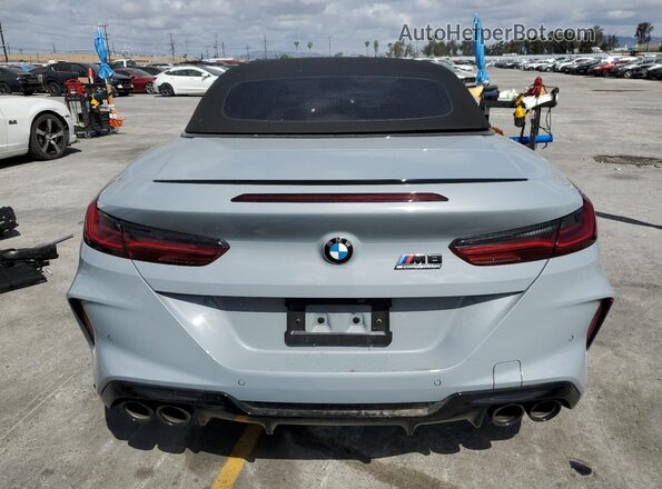 WBSDZ0C06SCS32454 2025 BMW M8 Gray Widok z tyłu