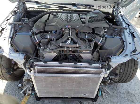 WBSDZ0C06SCS32454 2025 BMW M8 Gray Widok wnętrza z tyłu