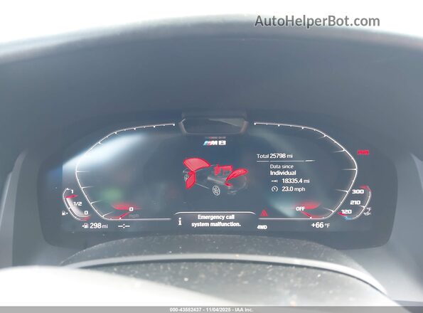 WBSDZ0C09LCD13680 2020 BMW M8 Серый Вид задних сидений