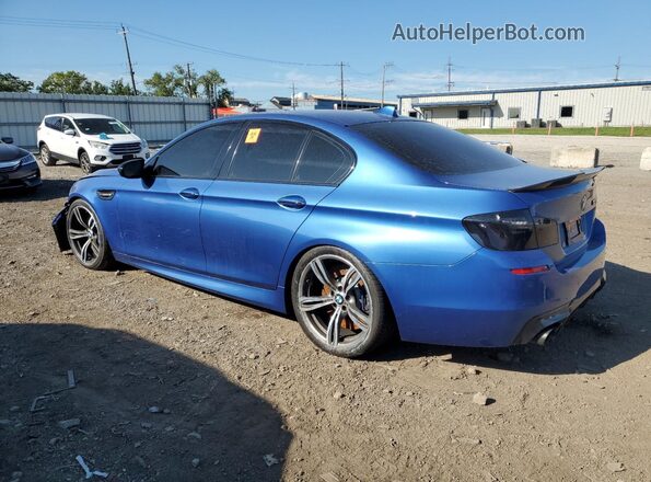 WBSFV9C50GD595449 2016 BMW M5 Blue Rear left