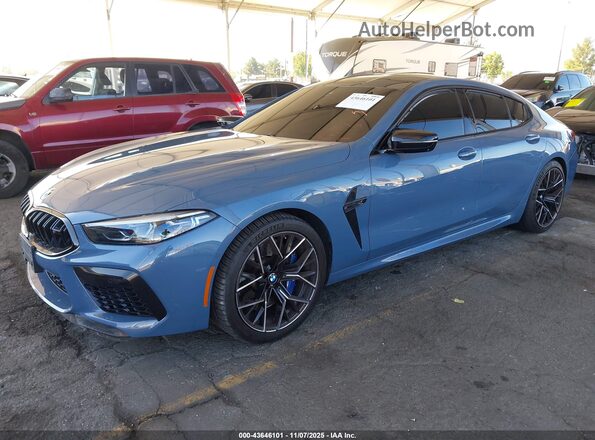 WBSGV0C02MCF06201 2021 BMW M8 Blue Front left