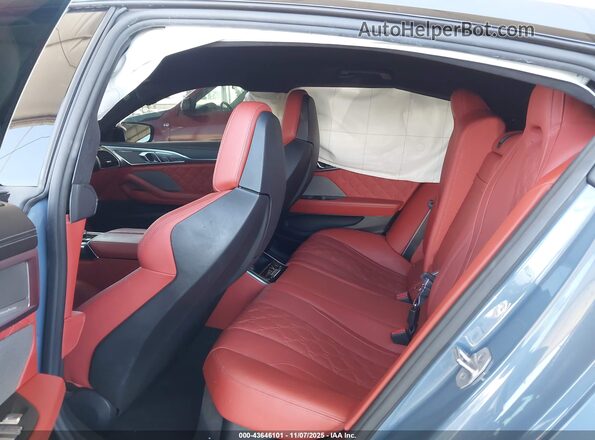 WBSGV0C02MCF06201 2021 BMW M8 Blue VIN sticker view