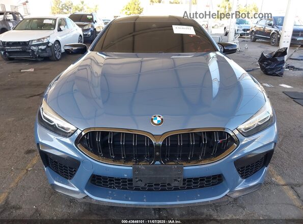 WBSGV0C02MCF06201 2021 BMW M8 Blue Dashboard view