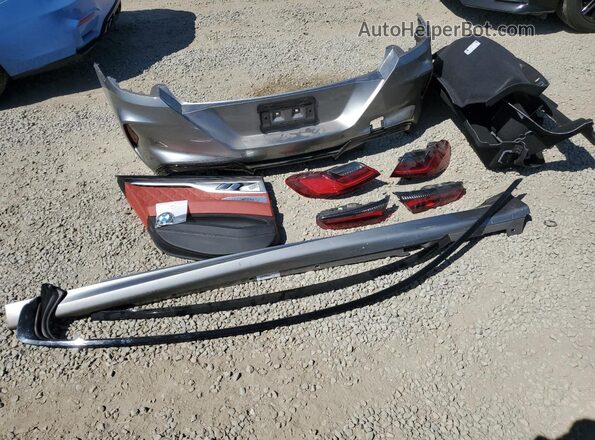 WBSGV0C03MCF25713 2021 BMW M8 Gray Engine compartment view