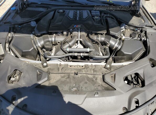 WBSGV0C03MCF25713 2021 BMW M8 Gray Rear interior view