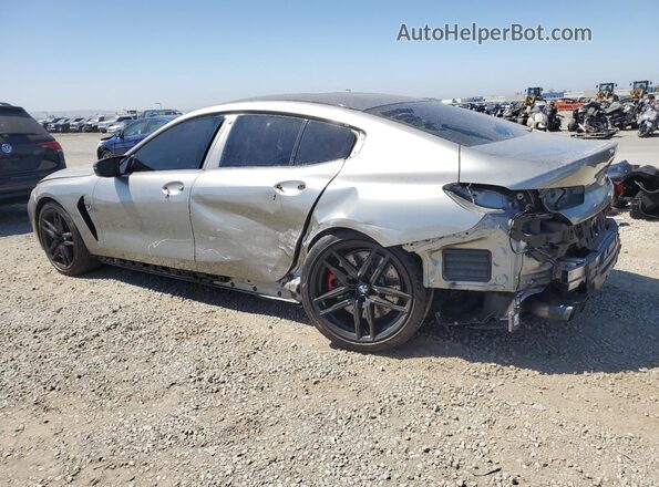 WBSGV0C03MCF25713 2021 BMW M8 Gray Rear left