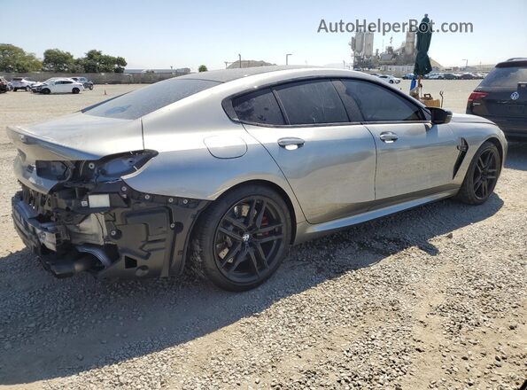 WBSGV0C03MCF25713 2021 BMW M8 Gray Rear right