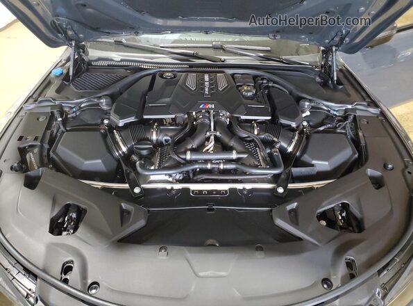 WBSGV0C0XSCU83020 2025 BMW M8 Gray Rear interior view