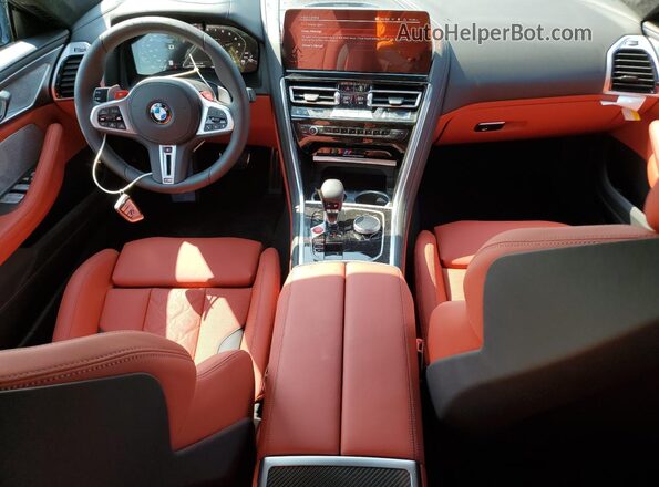WBSGV0C0XSCU83020 2025 BMW M8 Gray Dashboard view