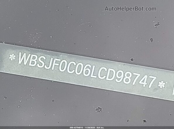 WBSJF0C06LCD98747 2020 BMW M5 White Widok komory silnika