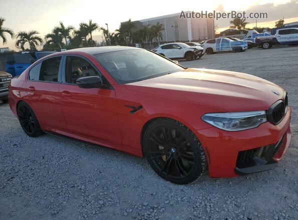 WBSJF0C08LCD17957 2020 BMW M5 Red Առջևի աջ