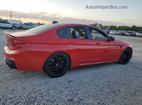 WBSJF0C08LCD17957 2020 BMW M5 Red Հետևի աջ