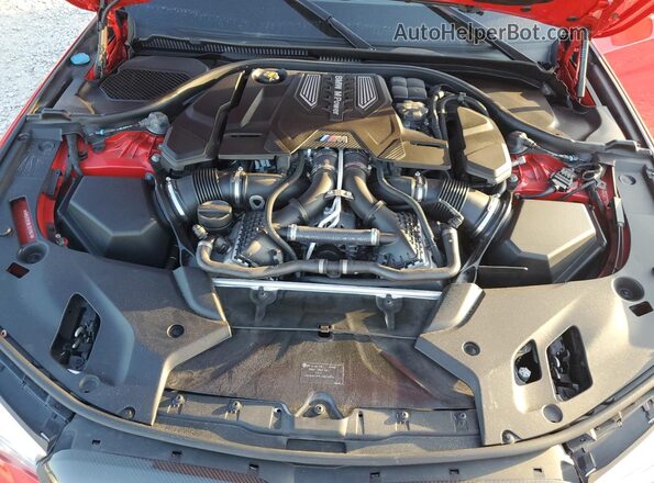 WBSJF0C08LCD17957 2020 BMW M5 Red Սալոնի հետևի տեսք