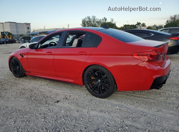 WBSJF0C08LCD17957 2020 BMW M5 Red Հետևի ձախ