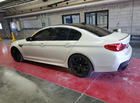 WBSJF0C50KB446837 2019 BMW M5 White უკანა მარცხენა