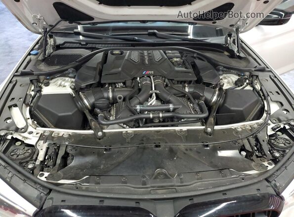 WBSJF0C50KB446837 2019 BMW M5 White უკანა სალონის ხედი