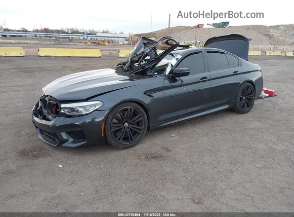 WBSJF0C52KB447858 2019 BMW M5 Black Առջևի ձախ երեք քառորդ տեսարան