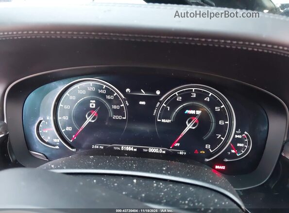 WBSJF0C52KB447858 2019 BMW M5 Black Հետևի նստատեղերի տեսք