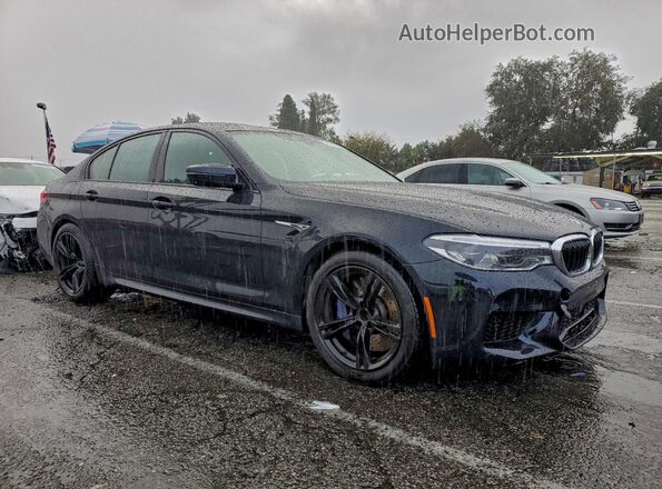 WBSJF0C54KB285425 2019 BMW M5 Blue წინა მარჯვენა